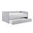 Modern Daybed Pull-Out Trundle Side Pockets Upholstery Nailhead Trim Bedroom Living Room Furniture 1Pc-1501532681