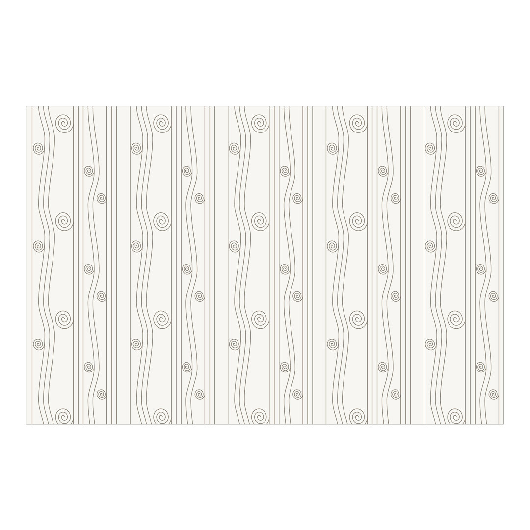 Ligne Blanche 2.9m x 4.32m Textured Matt Peel & Stick Wall Mural