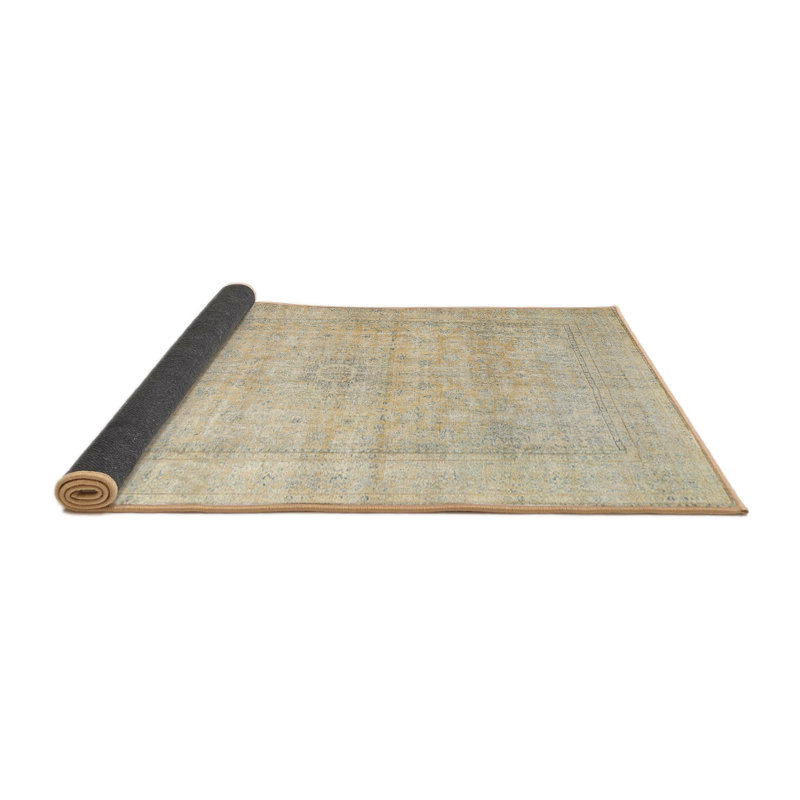 Tapis beige traditionnel/rose pâle Crenwick, Rond 5 pi