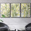 Sea Grass Fresco I, ensemble de 3 toiles encadrées sur toile-97706292-97706293