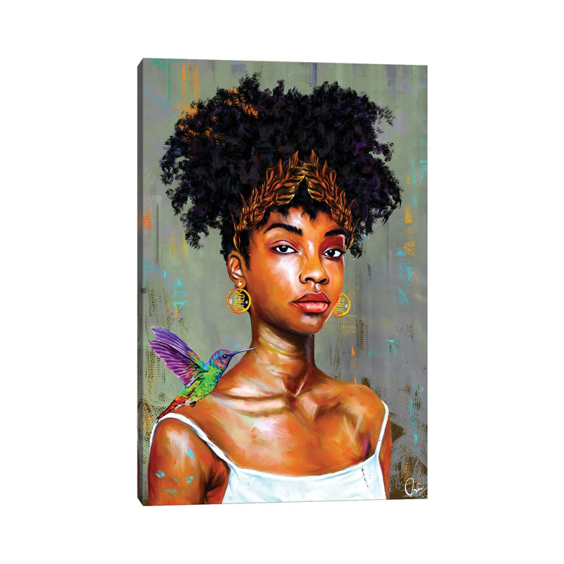 Mona by Crixtover Edwin - Wrapped Canvas Print, 20.32 cm H x 30.48 cm W