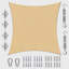Voile d'ombrage carré Amgo-105251970-105251968