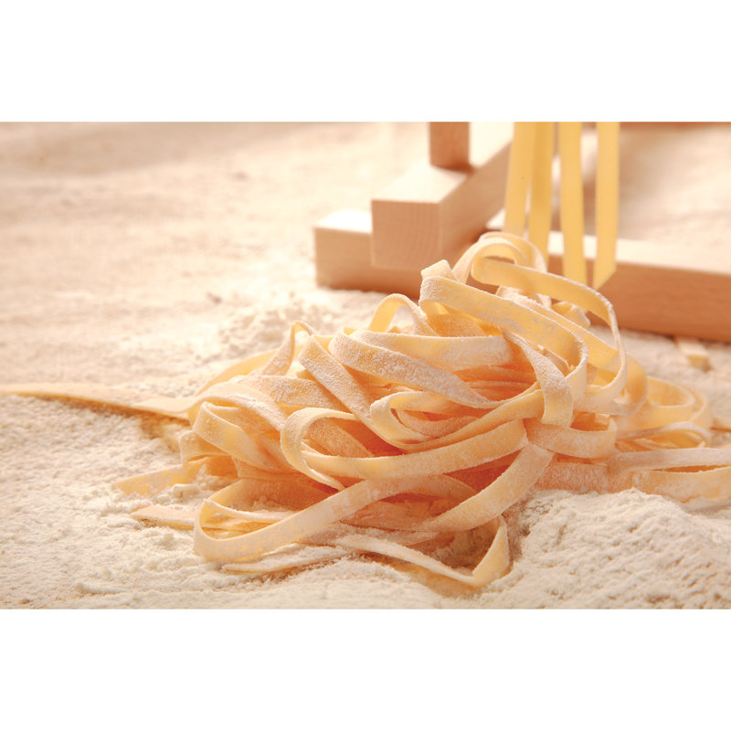 Foldable Wooden Pasta Drying Rack with Compact Storage