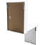 Compact Folding Desk In White For Small Spaces - Storage Included With Adjustable Shelves Home Office Setup