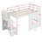 Loft Bed With Storage Staircase And Window-1153908619