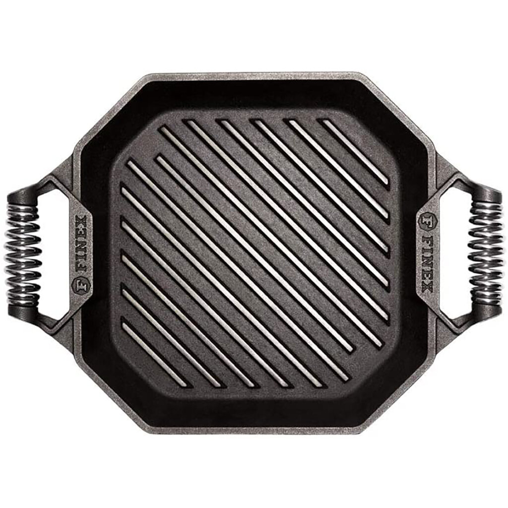 Tramontina Pre-Seasoned Cast Iron Grill and Griddle Set, 2 Pack
