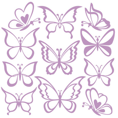Insects Non-Wall Damaging Wall Decal