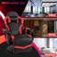 Inbox Zero Adjustable Padded Armrests and Reclining PC & Racing Game Chair