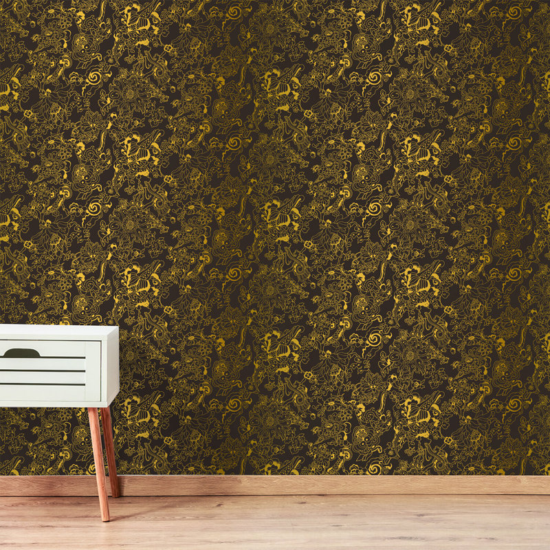 Dragon Flowers, Golden Brown, Vinyl
