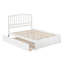 Lit plateforme en bois massif avec pied de lit et gigogne Marlton-96140396-133082214