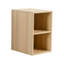 Meuble-lavabo de 48 po avec lavabo en céramique blanche, 2 tablettes de rangement, porte à fermeture en douceur, emballage Kd, contreplaqué, chêne américain - idéal pour créer un décor moderne avec une organisation et un décor incontournables