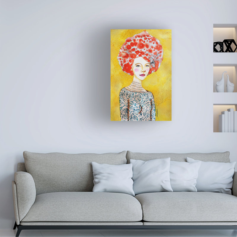 Art sur toile «Bachelor Sylvie Demers Vivre», H 19 po x l 12 po