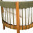 Acacia Wood Outdoor Club Chair with Handwoven Rope Accents & Curved Backrest-1502197104-1502197069