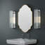 Abrahams Glass Flat Wall Mirror