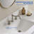 72'' Quartz Stone Double Bathroom Vanity Top With Sink（Vanity Base Not Included）
