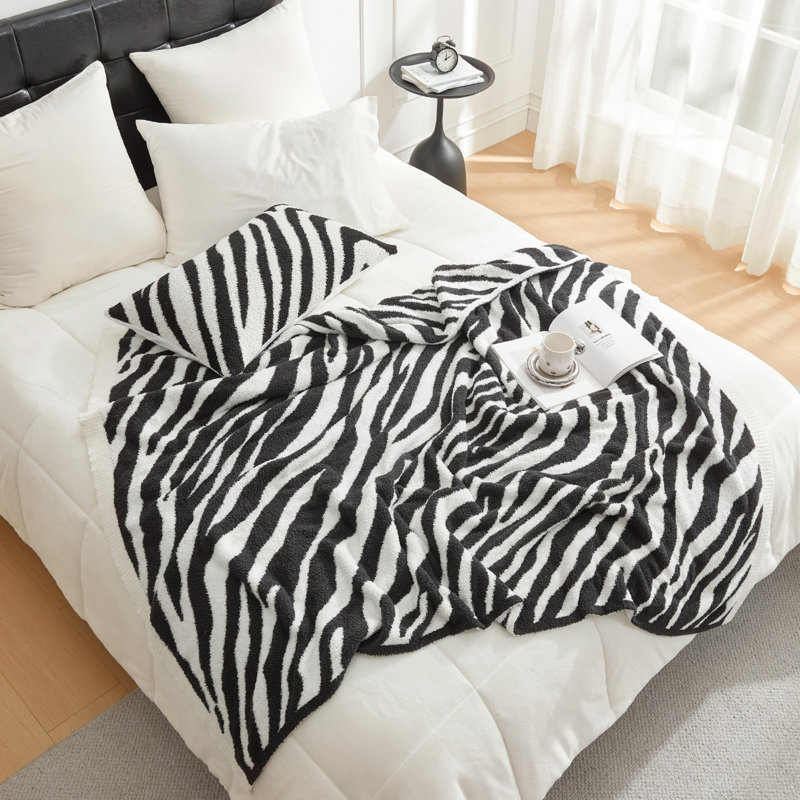 Jeté en tricot réversible Snuggle Sac, L 60 po x l 50 po