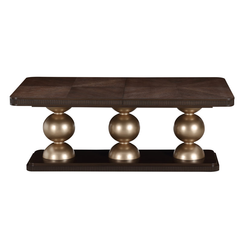 West Kensington Rectangular Dining Table, Espresso Wood