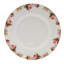 Service de table en porcelaine florale semi-faite à la main 45 pièces avec garniture dorée Priya (service pour 8)