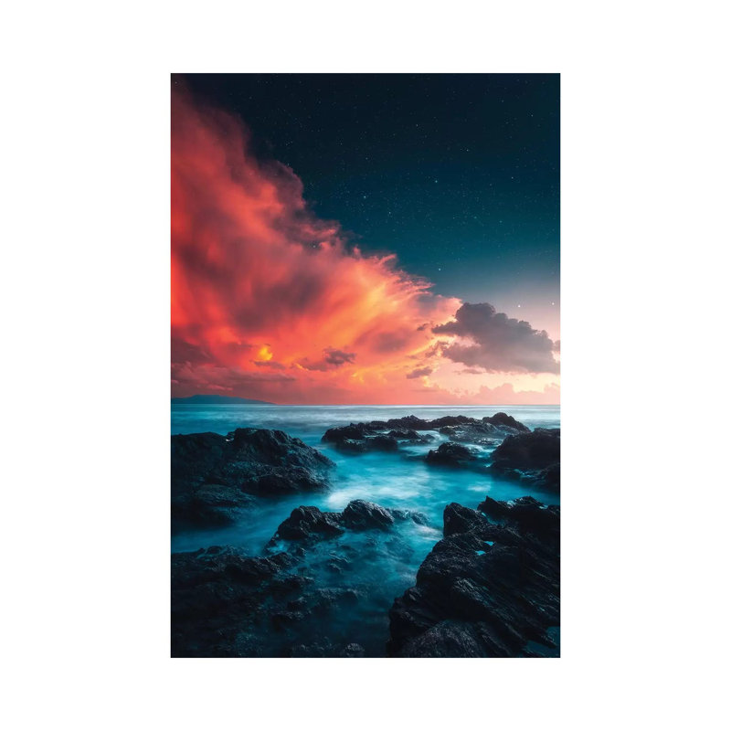 Division Of Fire - Wrapped Canvas Print, 20.32 cm H x 30.48 cm W
