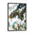Toile encadrée de bois rustique foncé