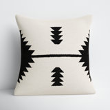 Jude Geometric Cotton Blend Throw Pillow