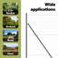 Vidaxl Fence With Posts PVC-Coated Steel-116797922-116797925