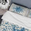 Taches géométriques bleues - Ensemble de housse de couette moderne et contemporain - Microfibre de polyester-38758683