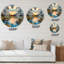 Horloge murale Birches In The Autumn Woods - Lake House-93602247