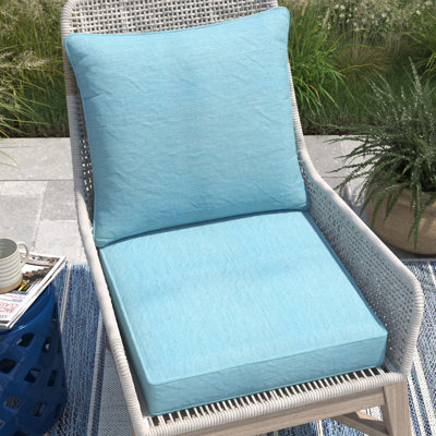 Indoor/Outdoor Sunbrella Seat/Back Cushion by Sand & Stable