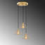 Luminaire suspendu conique à 3 lumières