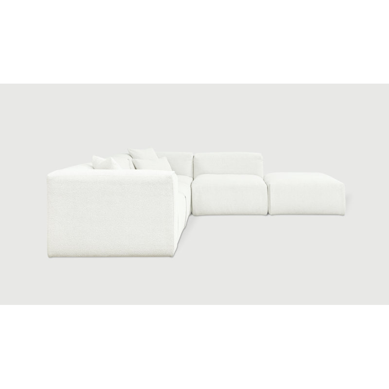 Nest Modular 5-PC Sectional Morris Nest Modular 5-PC Sectional Morris Nest Modular 5-PC Sectional, Bone Boucle
