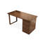 Bureaux rectangulaires en bois massif brun noisette-1889646748-1889646750