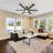 Chillion 60 in. Indoor/Covered Outdoor Matte Black LED Ceiling Fan with 5-CCT and 7-RGB Selections, Remote Included-1547548999