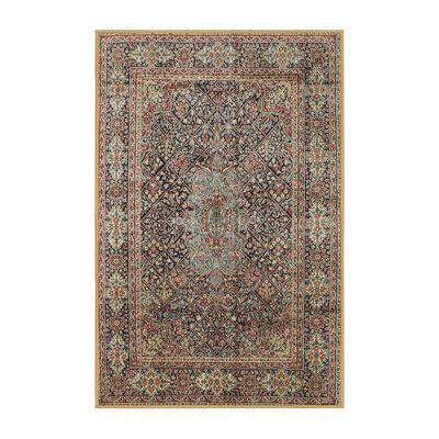 Tapis traditionnel brun / noir / vert Hernn