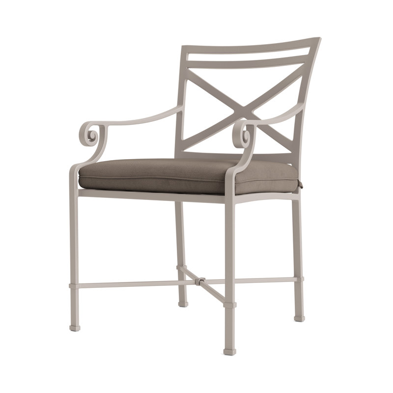 Venetian Outdoor Lounge Chair, Fusion Moccasian, Dove Smooth