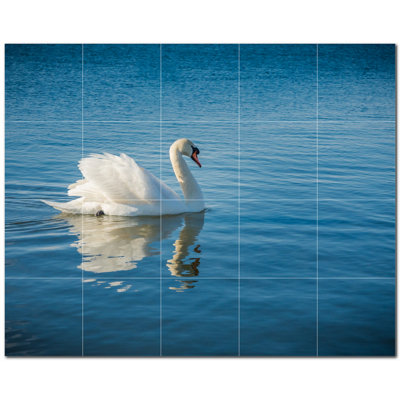 8'' x 8'' Satin Ceramic Decorative Mural