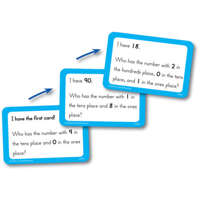 Teacher Created Resources I Have, Who Has Math Game, Grade 2-3