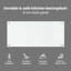 Vidaxl Kitchen Backsplash Tempered Glass Surface Modern Decor Home Style Chic-124755322-124755314