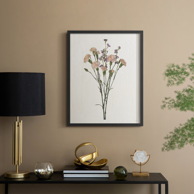 Organic Floral I Framed Print - Solid Wood