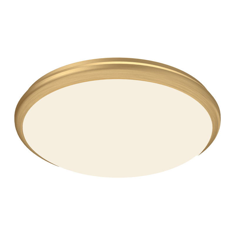 Plafonnier encastré en verre Malta Malta, H 3,375 po x l 15 po x P 15 po
