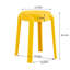 De 6 tabourets ronds en plastique, à griffes, profondeur de paquet de 16,5 po, tabourets de couleur moutarde - 6 fabrication légère-1508276911