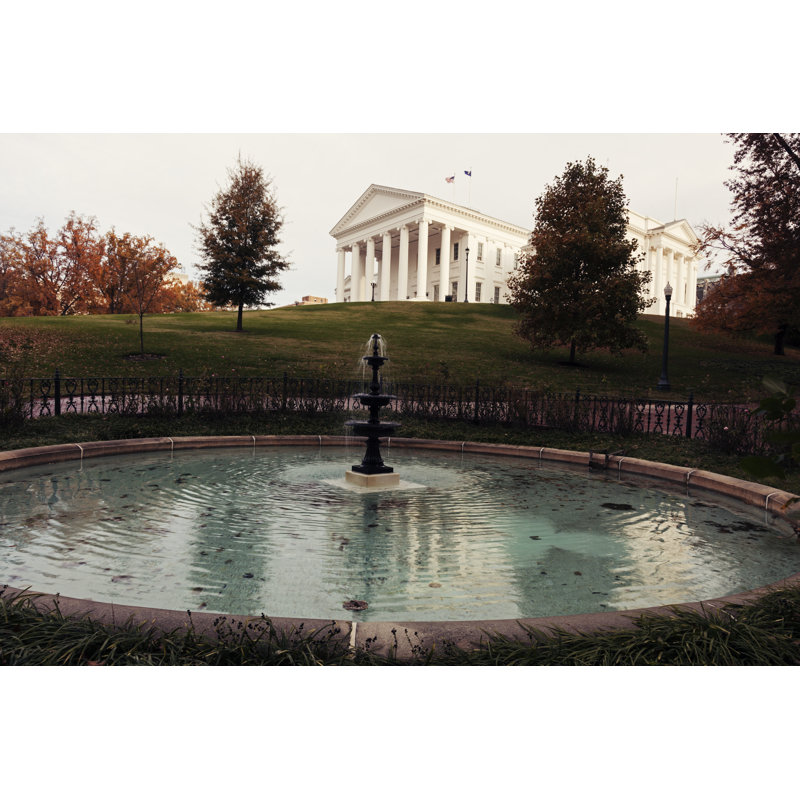Richmond - State Capitol Building by Benkrut - Wrapped Canvas Print, 61cm H x 91cm W