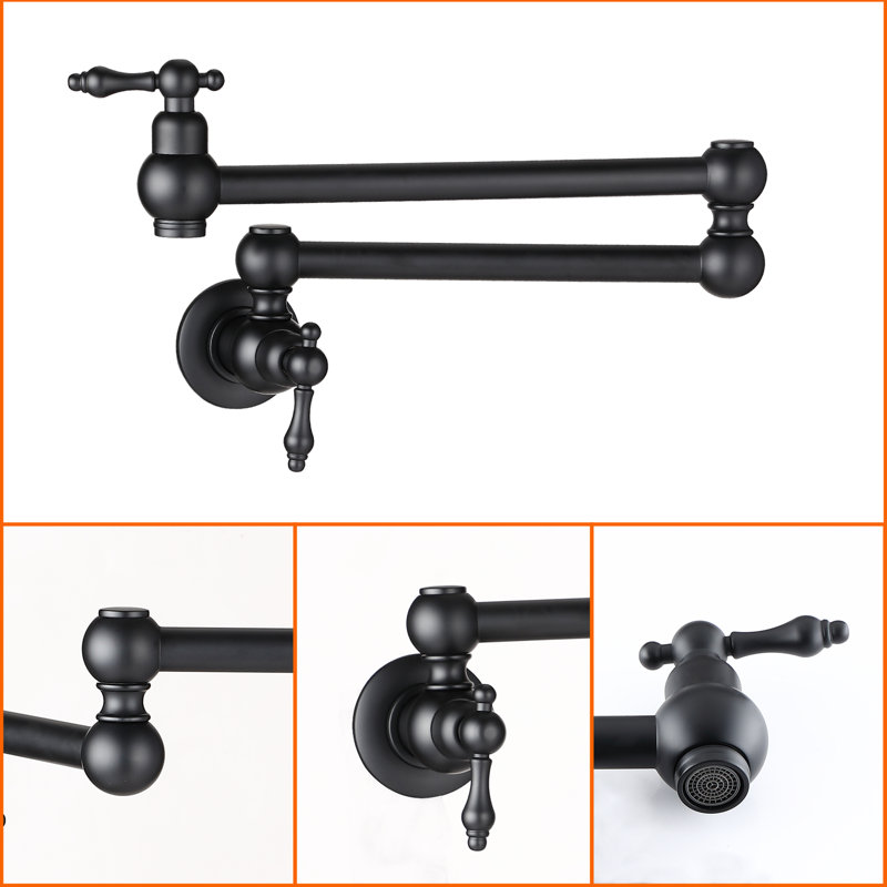 SOUEEUM Kitchen Faucet, Matte Black