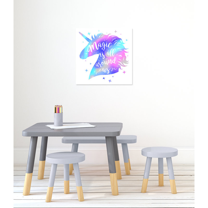 «Magic Is All Around Us», impression sur papier, H 24 po x l 24 po x P 1,5 po, Canevas
