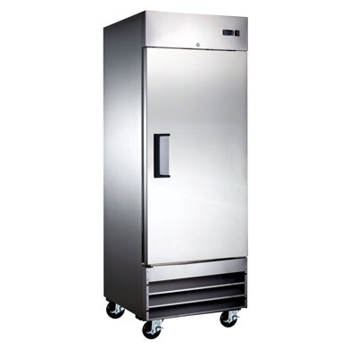 23.0 Cu. Ft. One Door Commercial Reach In Freezer In Stainless Steel -  Cooler Depot, 7xXB27F