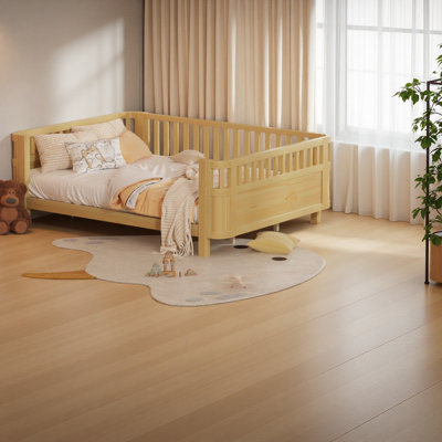 Queen Size Wood Platform Bed