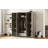4-Door Wardrobe With 1 Drawer