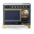 Majestic III Series 40 Inch Induction Range with 6 Induction Elements in Mightnight Blue (Brass Trim)-124828862-124828840