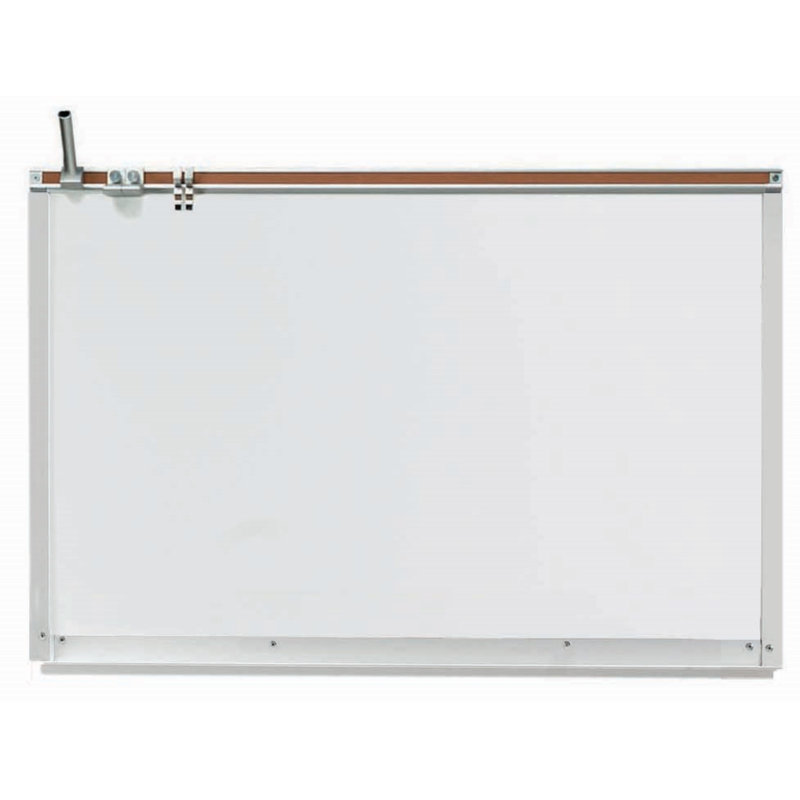 Tableau blanc magnétique à cadre en aluminium, H 2 po x l 3 po