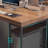 4 Person Workstation Solid Wood Office Desk